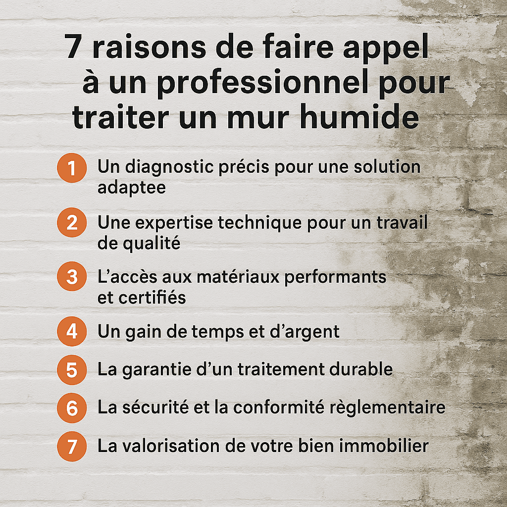 Les solutions professionnelles pour traiter un mur humide
